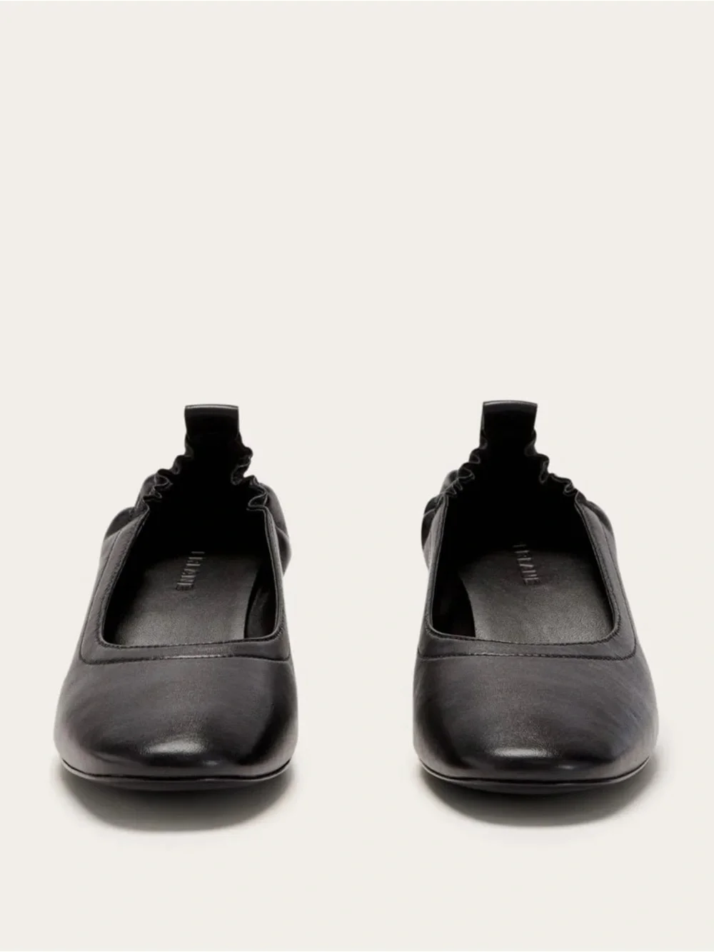 Everlane The Day Heel Black Leather Shoes Size 6.5 Minimal Classic NWOB Chic - Picture 3 of 8